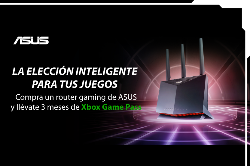 Xbox Gaming Router 3 meses de Xbox Game Pass al comprar un router Asus | Versus Blog